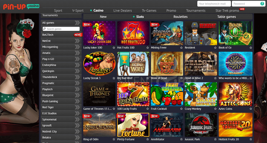 casino pin up online game stots casino pin up online game stots